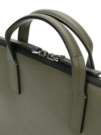 Shop Horizn Studios Briefcase Slim 15” In Green