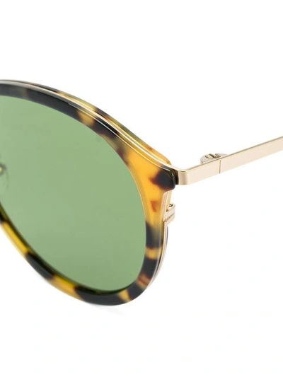 Shop Tomas Maier Eyewear Round Frame Sunglasses In Brown