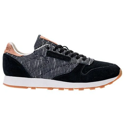 Shop Reebok Men's Classic Leather Ebk Casual Shoes, Black