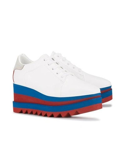 Shop Stella Mccartney Sneak Elyse 75 Platform Sneakers In White