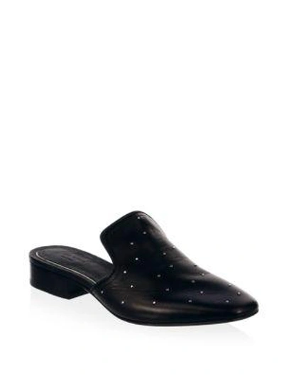 Shop Rag & Bone Luis Studded Leather Loafers In Black