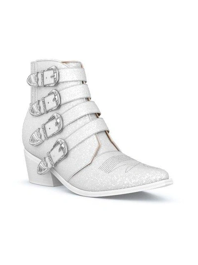 Shop Toga Aj006 Boots In White