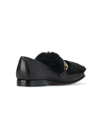 Shop Boyy Loafur Leather And Fur Loafers