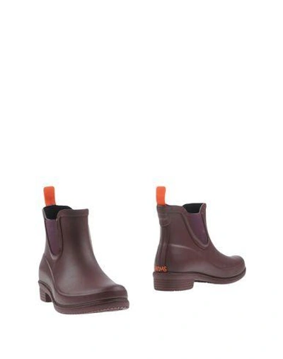 Shop Swims Ankle Boot In Maroon