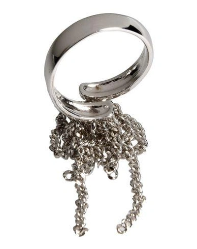 Shop Mm6 Maison Margiela Ring In Silver