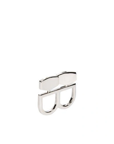 Shop Mm6 Maison Margiela Ring In Silver