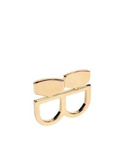 Shop Mm6 Maison Margiela Ring In Gold