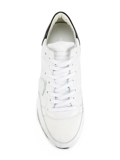 Shop Philippe Model Eiffel Sneakers In White