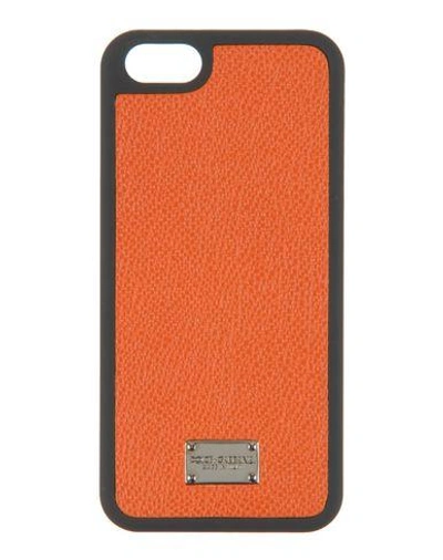 Shop Dolce & Gabbana Iphone 5 Cover In Orange