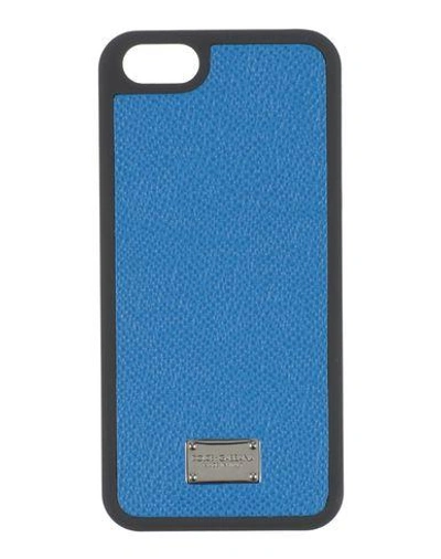 Shop Dolce & Gabbana Iphone 5 Cover In Blue