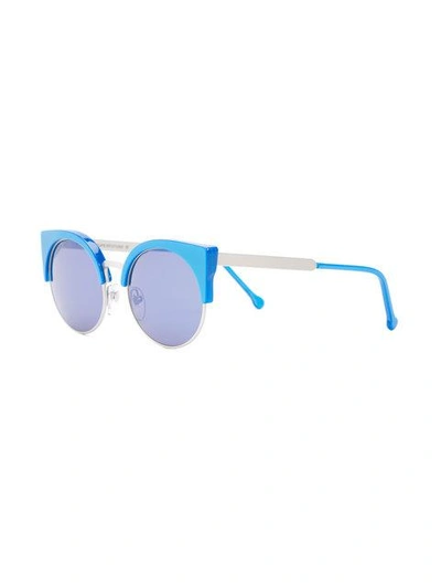 Shop Retrosuperfuture Ilaria Sunglasses In Blue