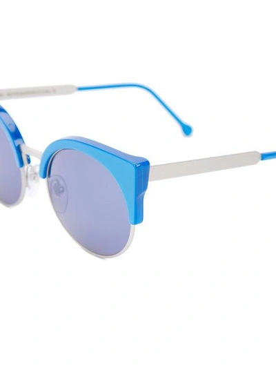 Shop Retrosuperfuture Ilaria Sunglasses In Blue