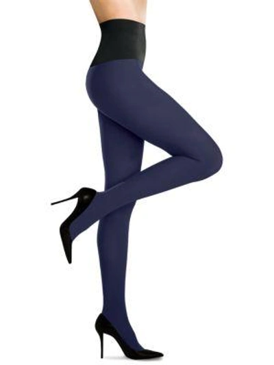 Shop Commando Ultimate Opaque Matte Tights In Yacht Blue
