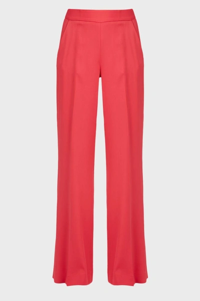 Shop Oscar De La Renta Wide-leg Trousers In Pink