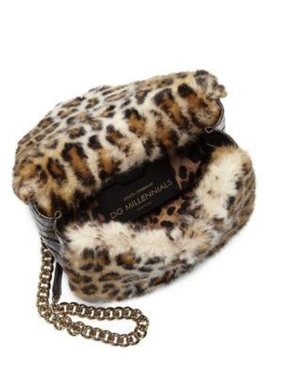 Shop Dolce & Gabbana Leopard-print Crossbody Bag In Leo Print