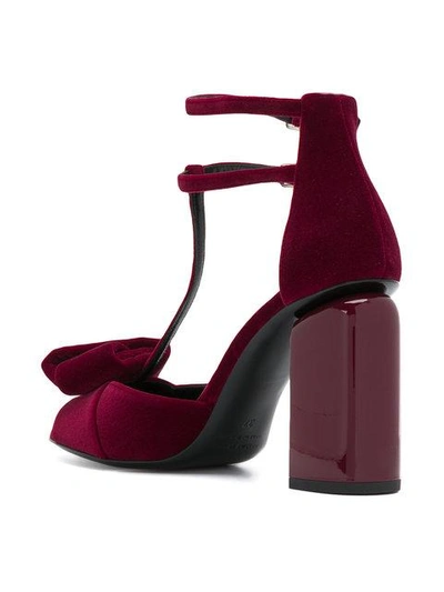 Shop Pierre Hardy Ankle Length Pumps In Cherry