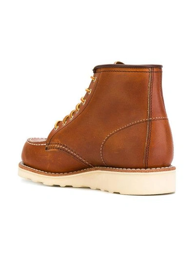 Shop Red Wing Shoes Lace-up Loafer Boots In Brown