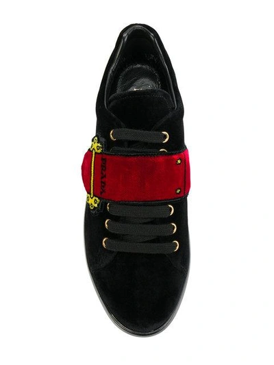 Shop Prada Cahier Sneakers