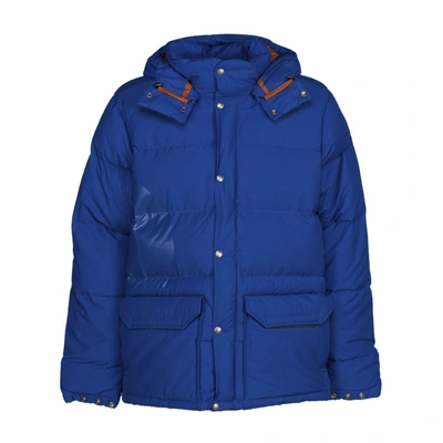 Junya Watanabe Nya Watanabe Comme Des Garcons Man X The North Face Hooded Padded Jacket In Bluette