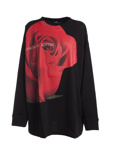 Shop Marcelo Burlon County Of Milan Uske Long Sleeves T-shirt In Black-red