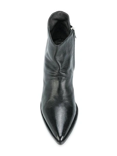 Shop Officine Creative Side-zip Ankle Boots - Black