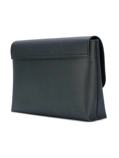Shop Pb 0110 Large Silver Bar Detail Shoulder Bag