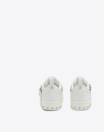 Shop Valentino V-punk Sneaker In White