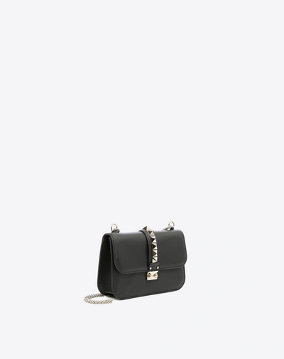 Shop Valentino Bag With Chain In Black