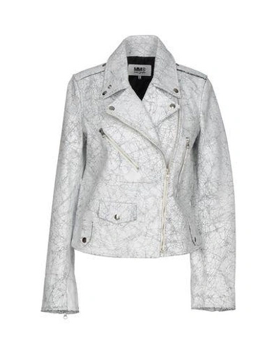 Shop Mm6 Maison Margiela Jackets In White