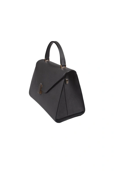 Shop Valextra Iside Large Bag In Fl Fumo Londra