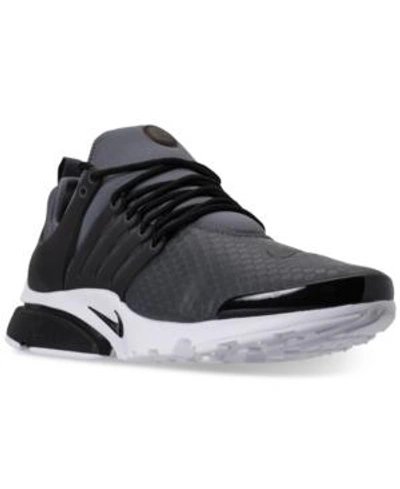 Shop Nike Men's Air Presto Ultra Se Running Sneakers From Finish Line In Dark Grey/black-white