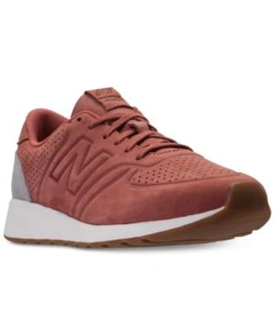 Shop New Balance Men's 420 Casual Sneakers From Finish Line In Pink/grey