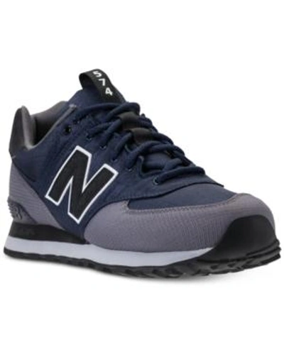 Men s 574 Outdoor Escape Casual Sneakers From Finish Line In Blue