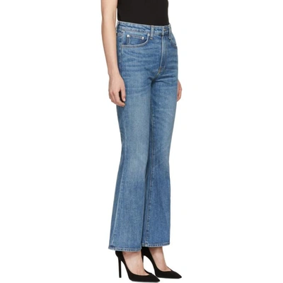 Shop Brock Collection Blue Belle Cropped Flare Jeans