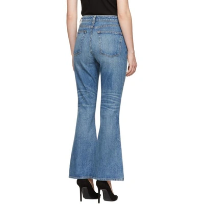 Shop Brock Collection Blue Belle Cropped Flare Jeans