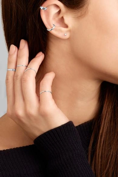 CATBIRD SILVER EAR CUFF 
