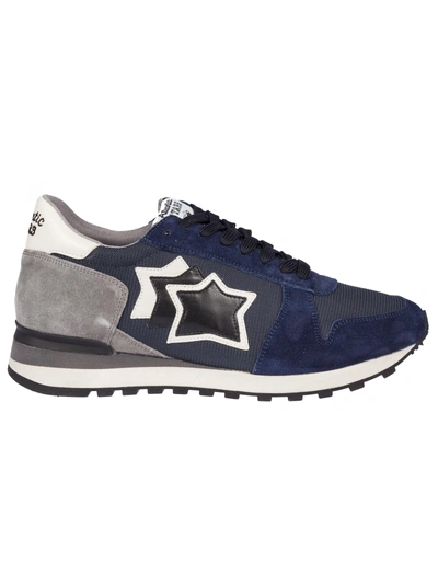 Shop Atlantic Stars Argo Star Detail Sneakers In Blue
