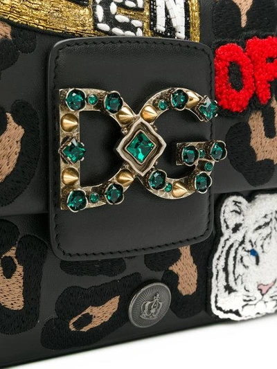 Shop Dolce & Gabbana Dg Millennials Shoulder Bag With Appliqués - 8b965