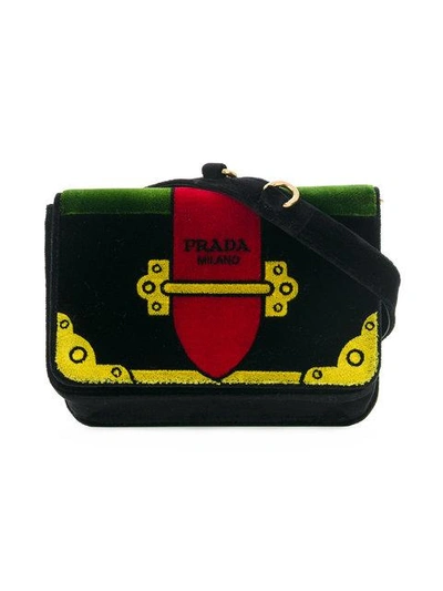 Shop Prada Cahier Cartoon Crossbody Bag