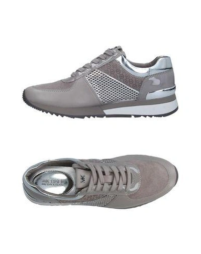 Shop Michael Michael Kors Sneakers In Grey
