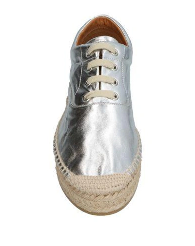 Shop Mm6 Maison Margiela Trainers In Silver