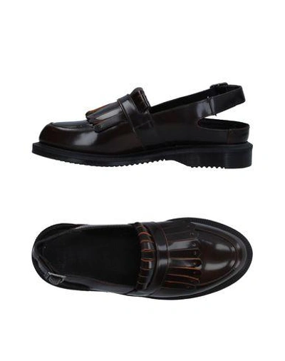 Shop Dr. Martens' Loafers In Dark Brown