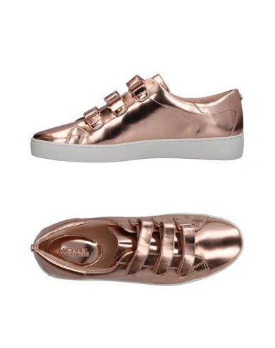 Shop Michael Michael Kors Trainers In Copper