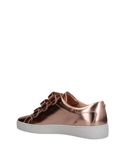 Shop Michael Michael Kors Sneakers In Copper
