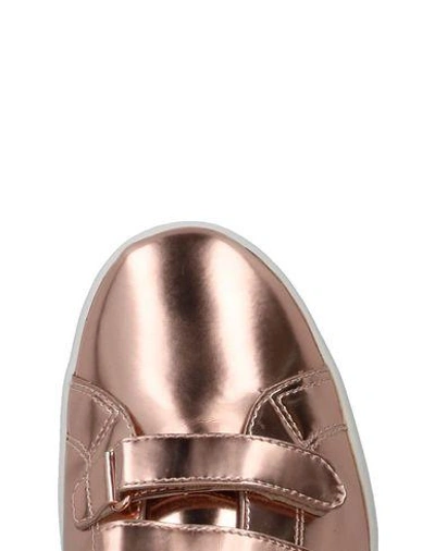 Shop Michael Michael Kors Sneakers In Copper