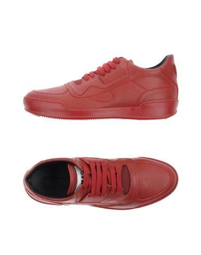 Shop Mm6 Maison Margiela Sneakers In Red