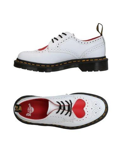 Shop Dr. Martens' Lace-up Shoes In White