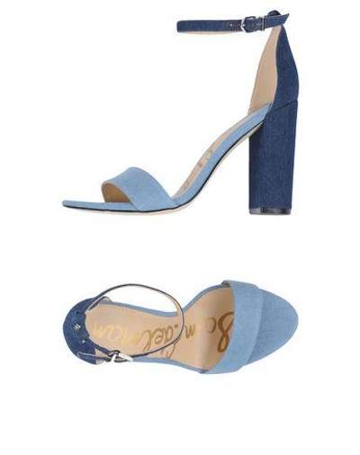 Shop Sam Edelman Sandals In Sky Blue