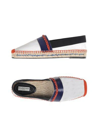 Shop Balenciaga Espadrilles In White