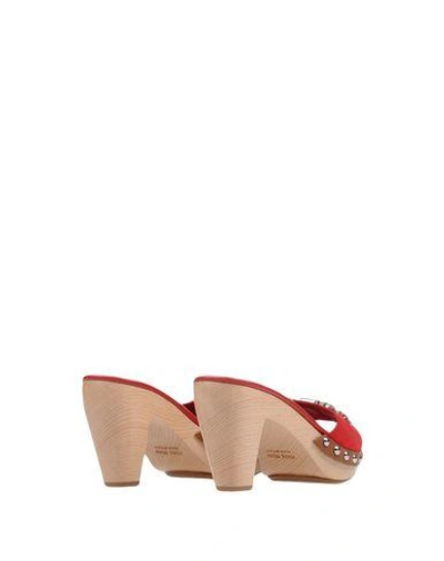 Shop Miu Miu Mules In Red